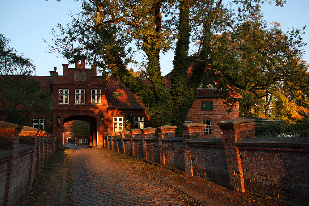 Goldener Herbst auf dem Landgut