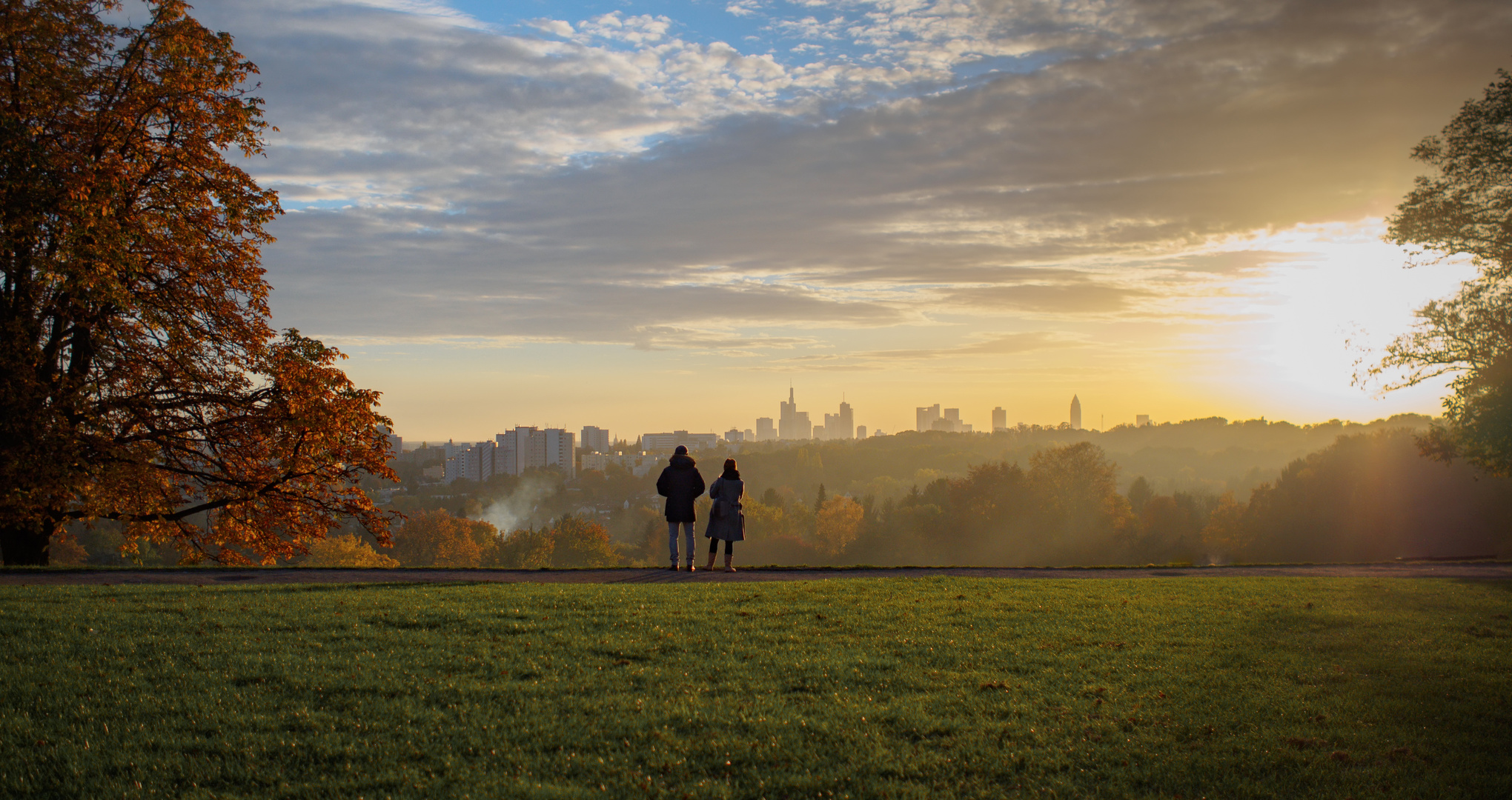 Goldener Herbst auf dem Lohrberg 