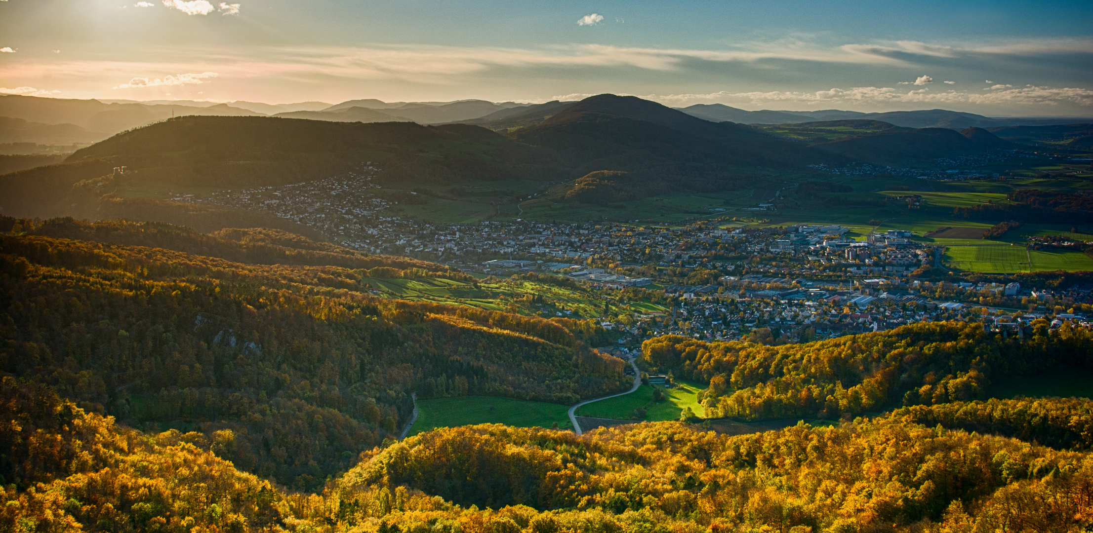 Goldener Herbst im Birstal