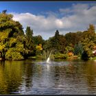 goldener herbst im elisabethpark in bad liebenstein