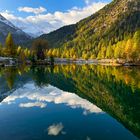 Goldener Herbst im Engadin