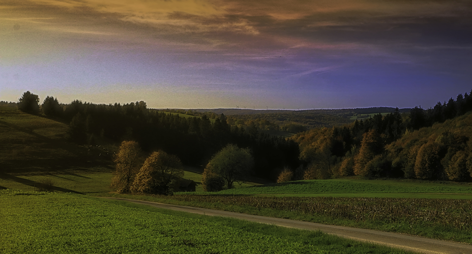 Goldener Herbst im Schwabenländle - Albblick