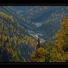 Goldener Herbst in den Alpen