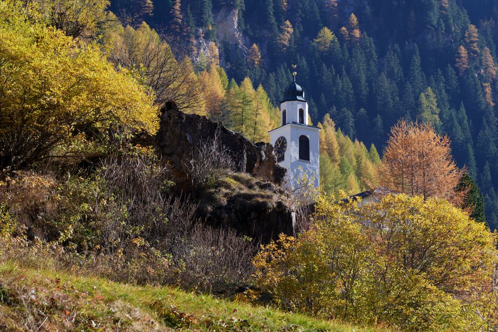 Goldener Herbst in Graubünden