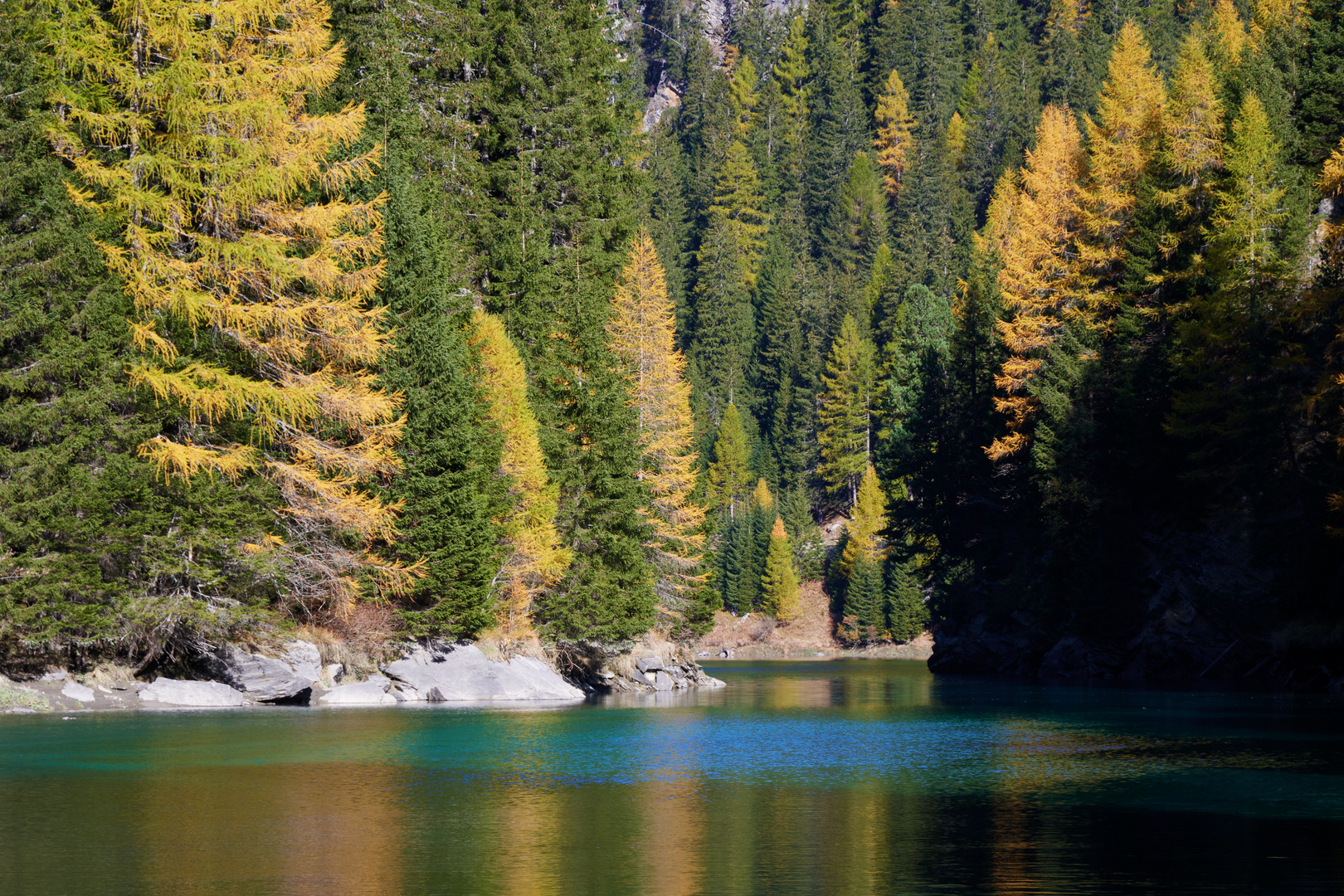 Goldener Herbst in Graubünden