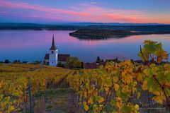 Goldener Herbst in Ligerz