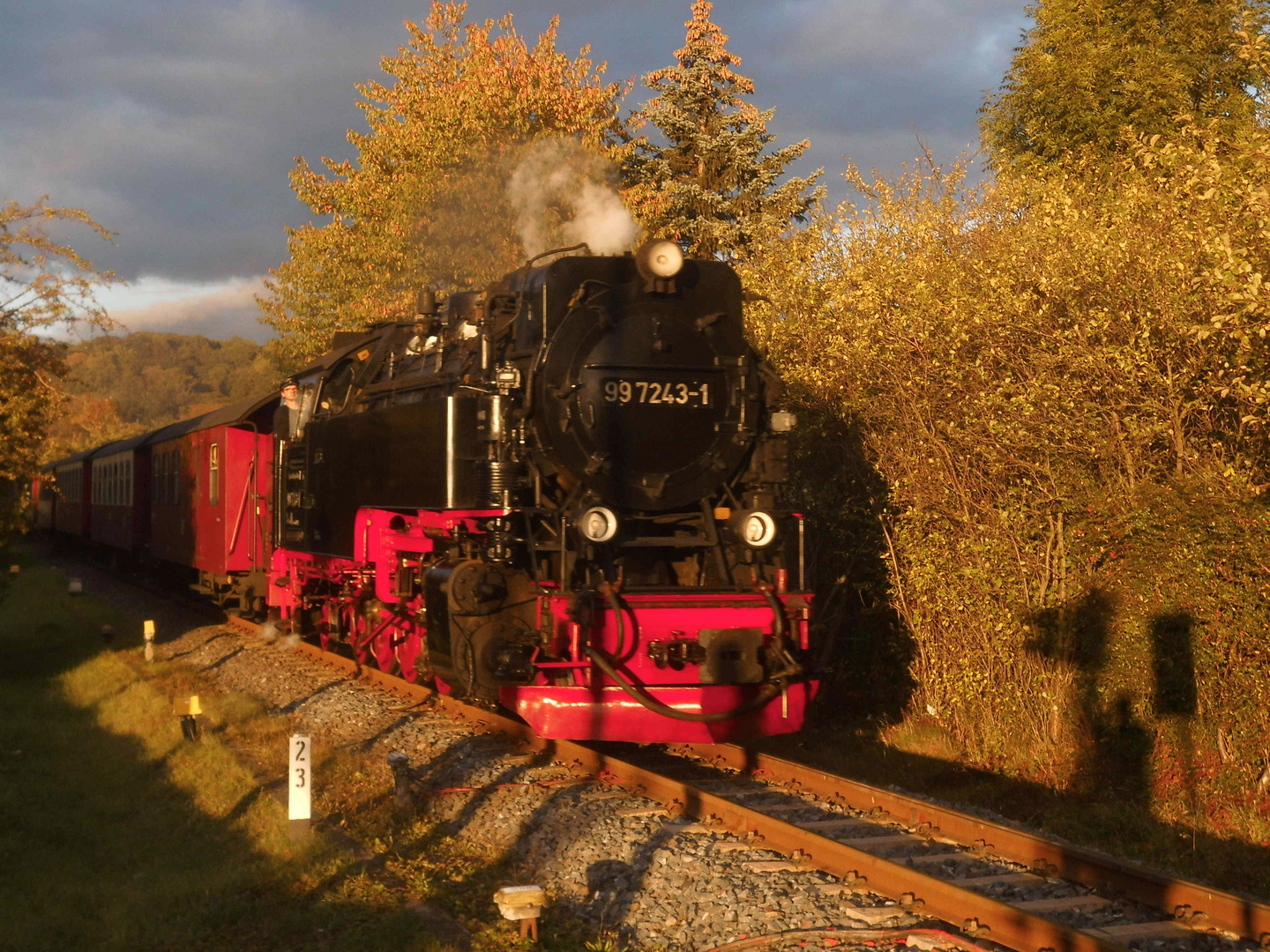 Goldener Herbst in Nordhausen Altentor.