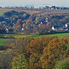 Goldener Herbst in Possendorf südlich von Dresden...