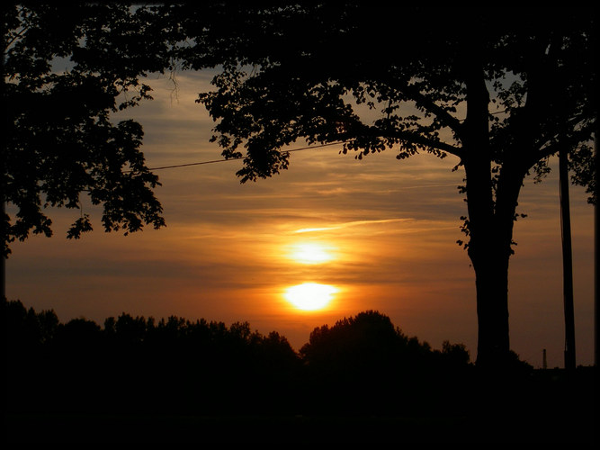 Goldener Herbstabend