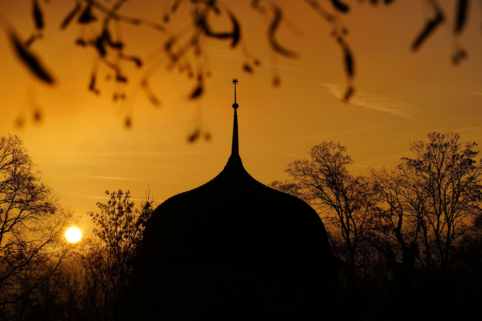 Goldener Himmel