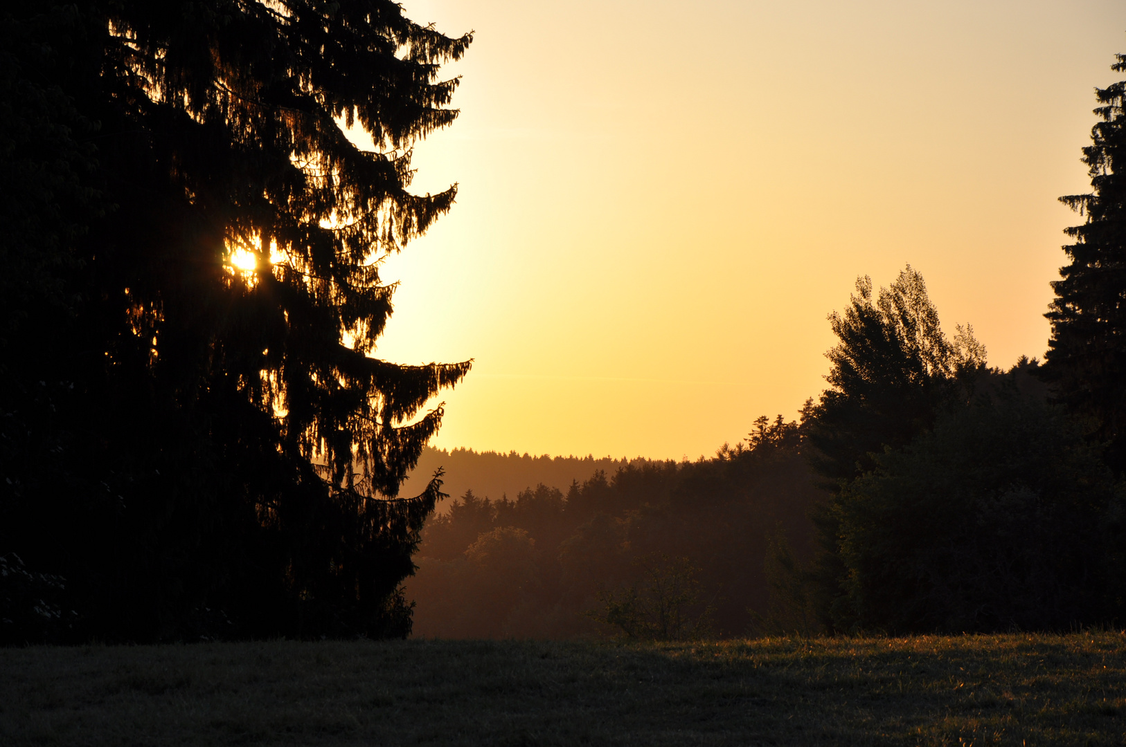 goldener Himmel