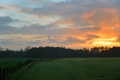 Goldener Morgen bei Gildehaus