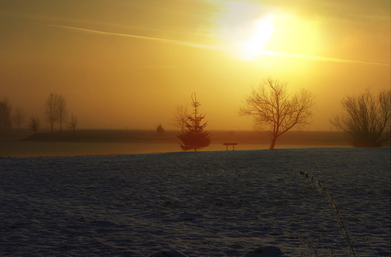 .. goldener Nebel ....