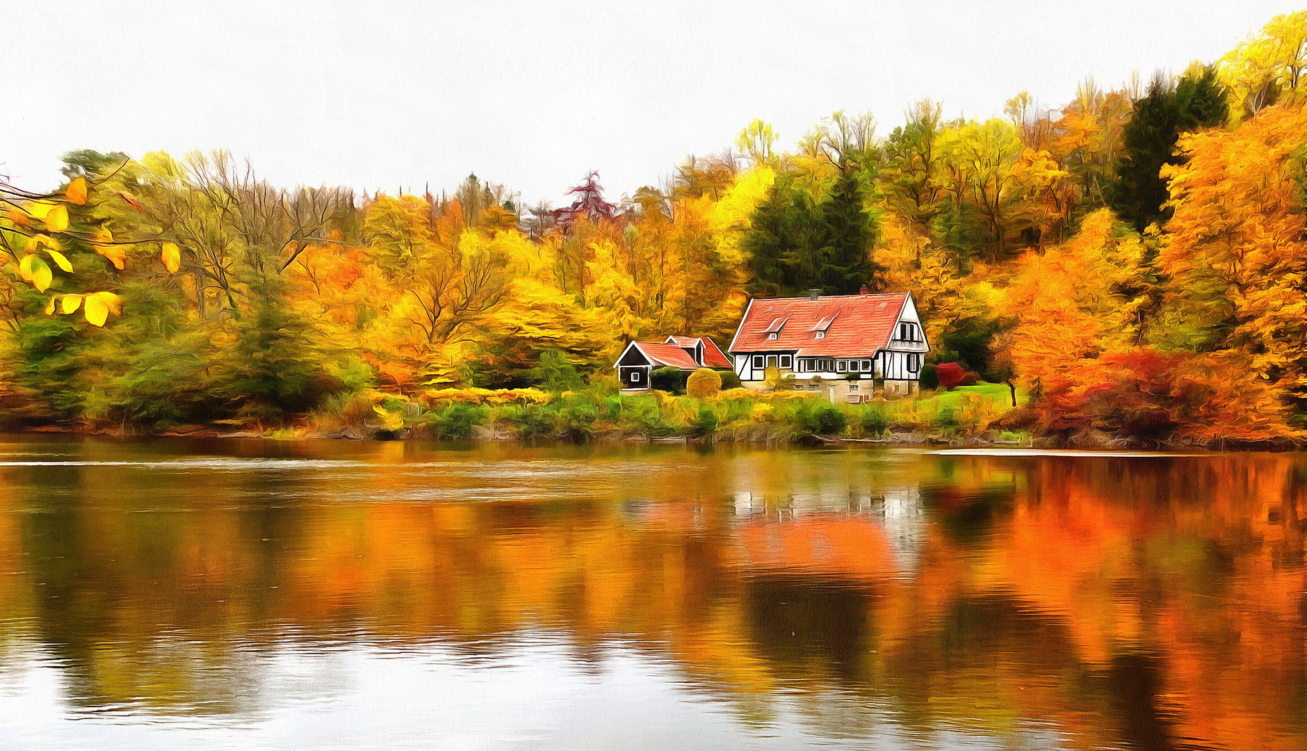 Goldener Oktober Foto & Bild | spezial, oktober, wasser Bilder auf ...