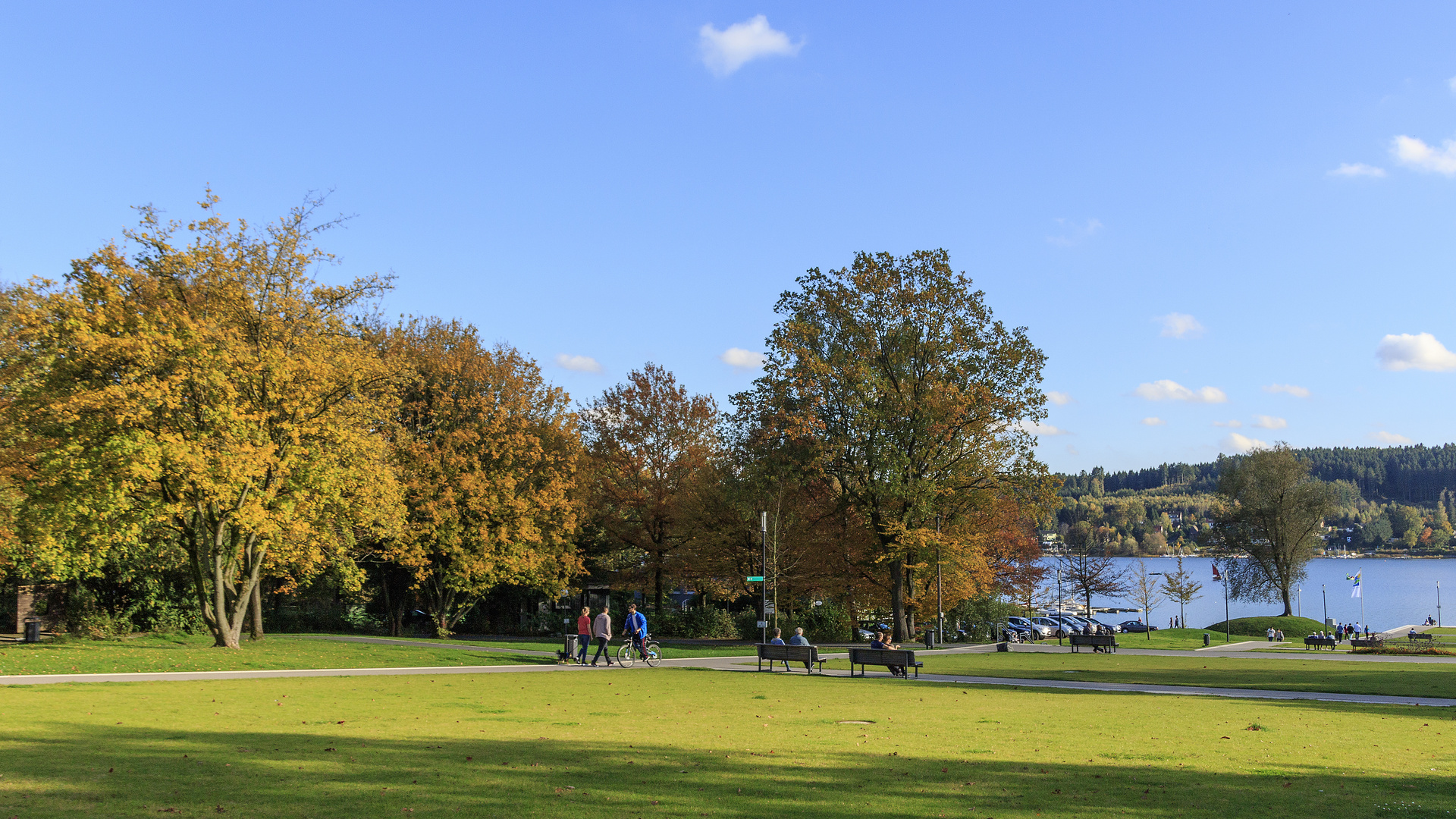 Goldener Oktober am Möhnesee 1