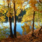 Goldener Oktober am See.