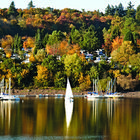 Goldener Oktober am Stausee Nidda