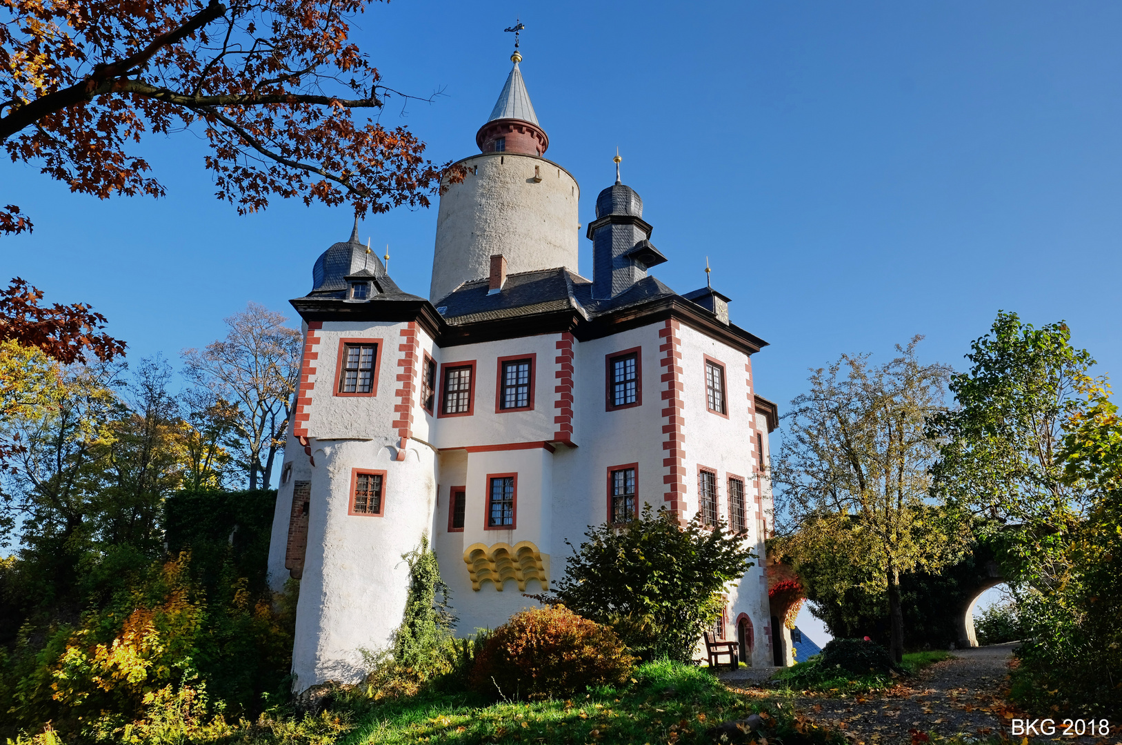 Goldener Oktober an der Burg Posterstein 