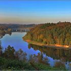 Goldener Oktober an der Wupper-Talsperre