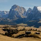 Goldener Oktober auf der Seiser Alm