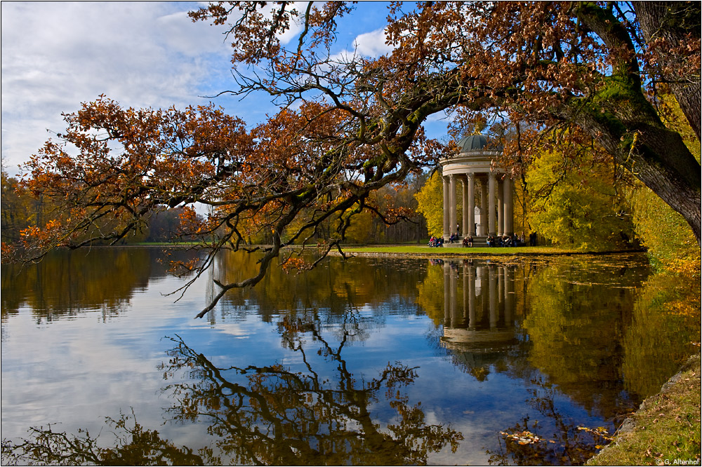 Goldener Oktober im Schlosspark