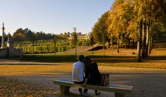 Goldener Oktober im  Schlosspark Sanssouci Potsdam