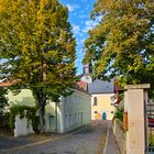 Goldener Oktober in der Alzeyer Amtgasse