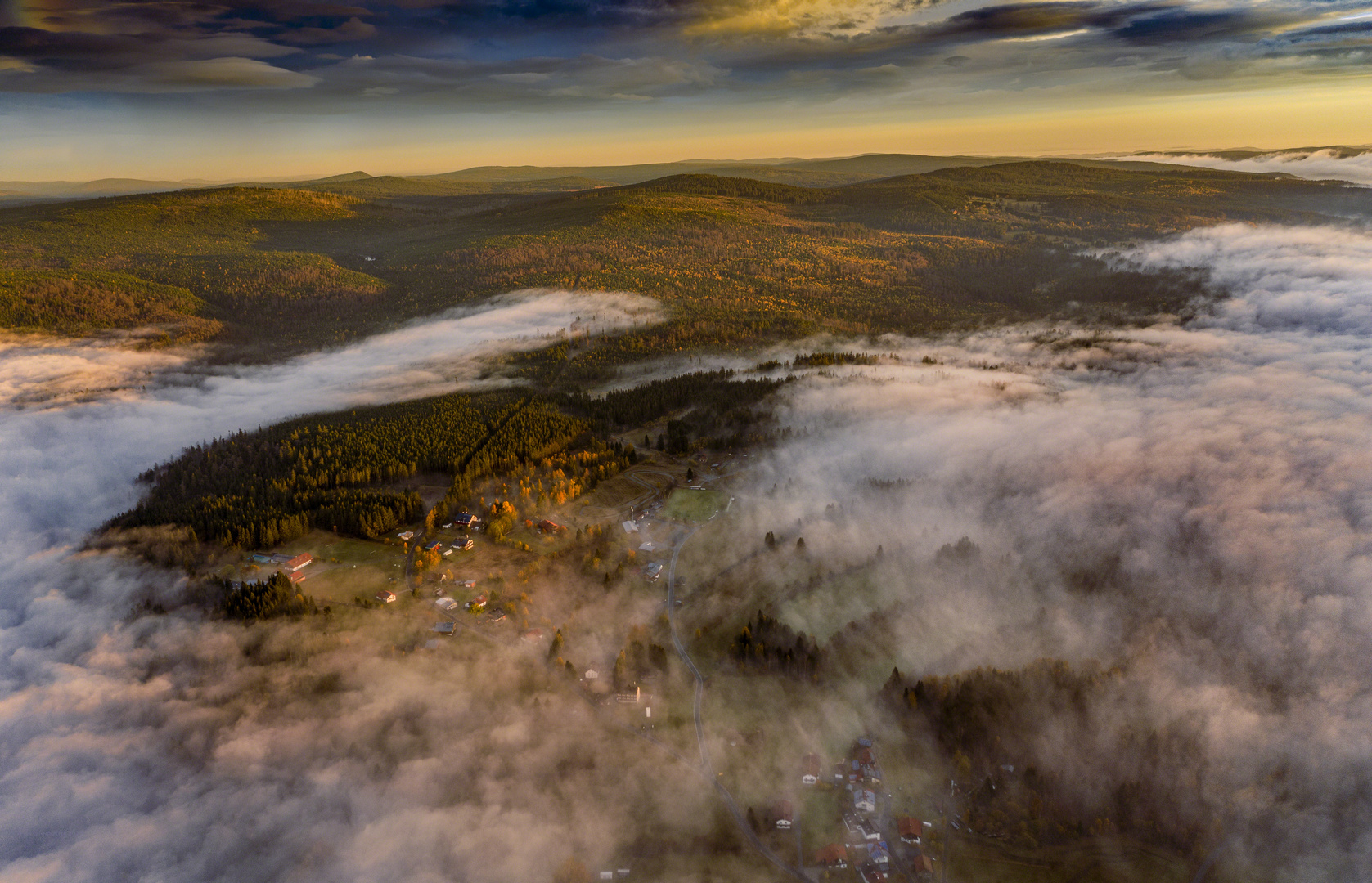 Goldener Oktober und Novembernebel...