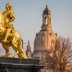 Goldener Reiter, Frauenkirche, Rathaus