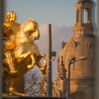 Goldener Reiter und Frauenkirche