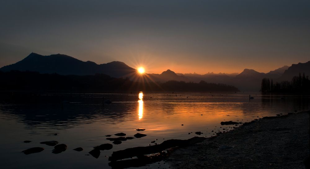 Goldener Sonnenaufgang!