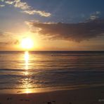 ~ goldener Sonnenaufgang auf Yucatan ~