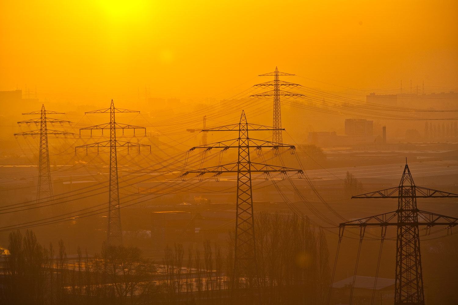 Goldener Sonnenaufgang