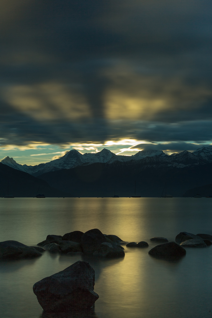 Goldener Sonnenaufgang