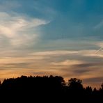 Goldener Sonnenuntergang Pano 1