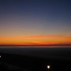 Goldener Sonnenuntergang über dem Wattenmeer