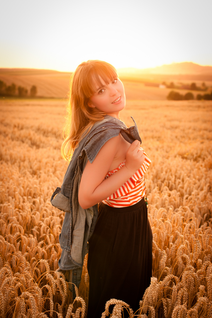 goldener Spätsommer-Abend