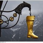 Goldener Stiefel