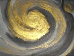 goldener Swirl