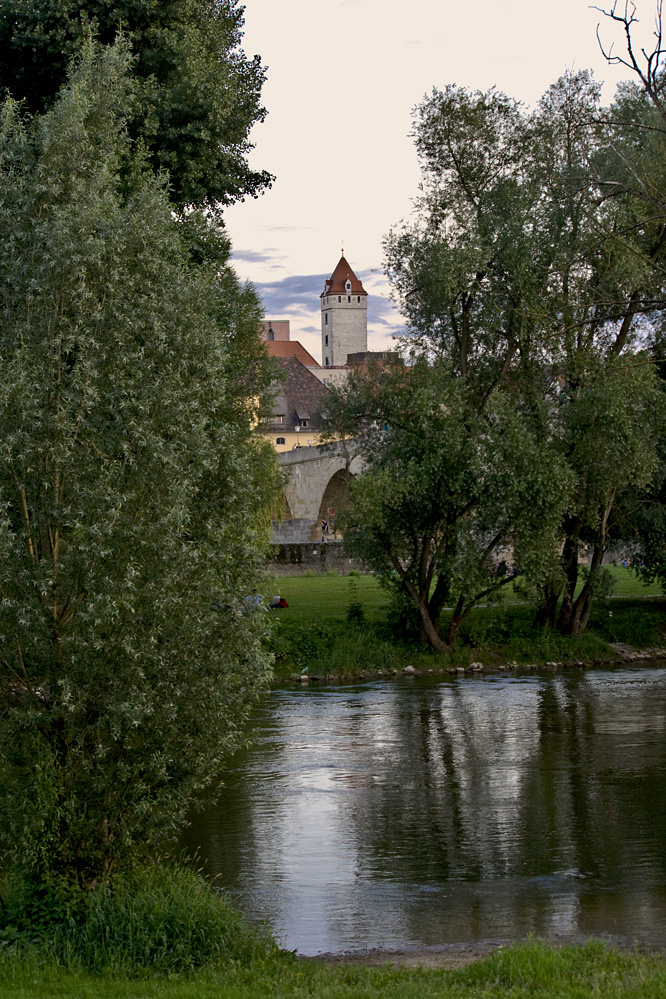 Goldener Turm-Blick zu Regensburg