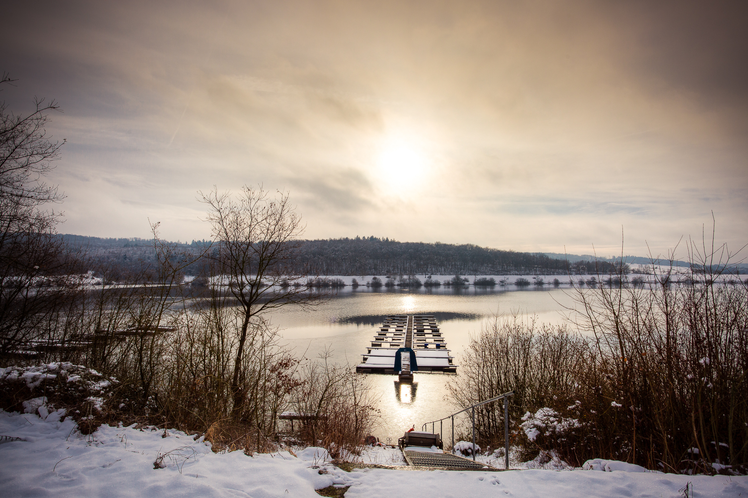 Goldener Wintertag 