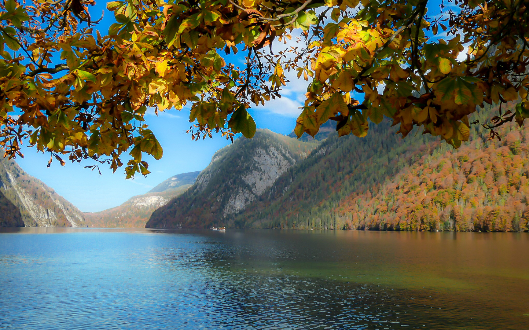 Goldenerhebst am Königssee 