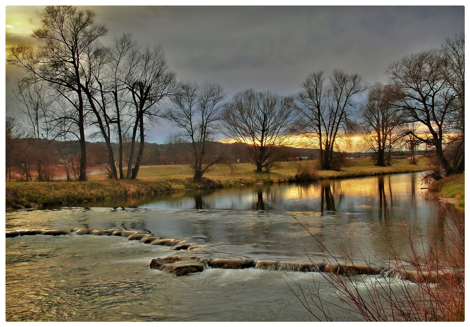 Goldenes Abendlicht