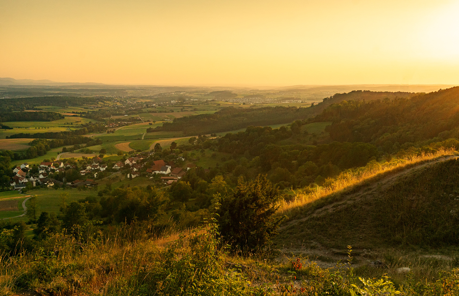 Goldenes Abendlicht