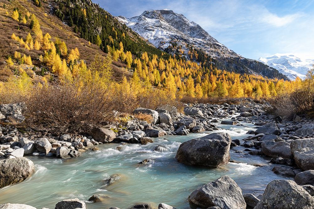 ... goldenes Engadin ...