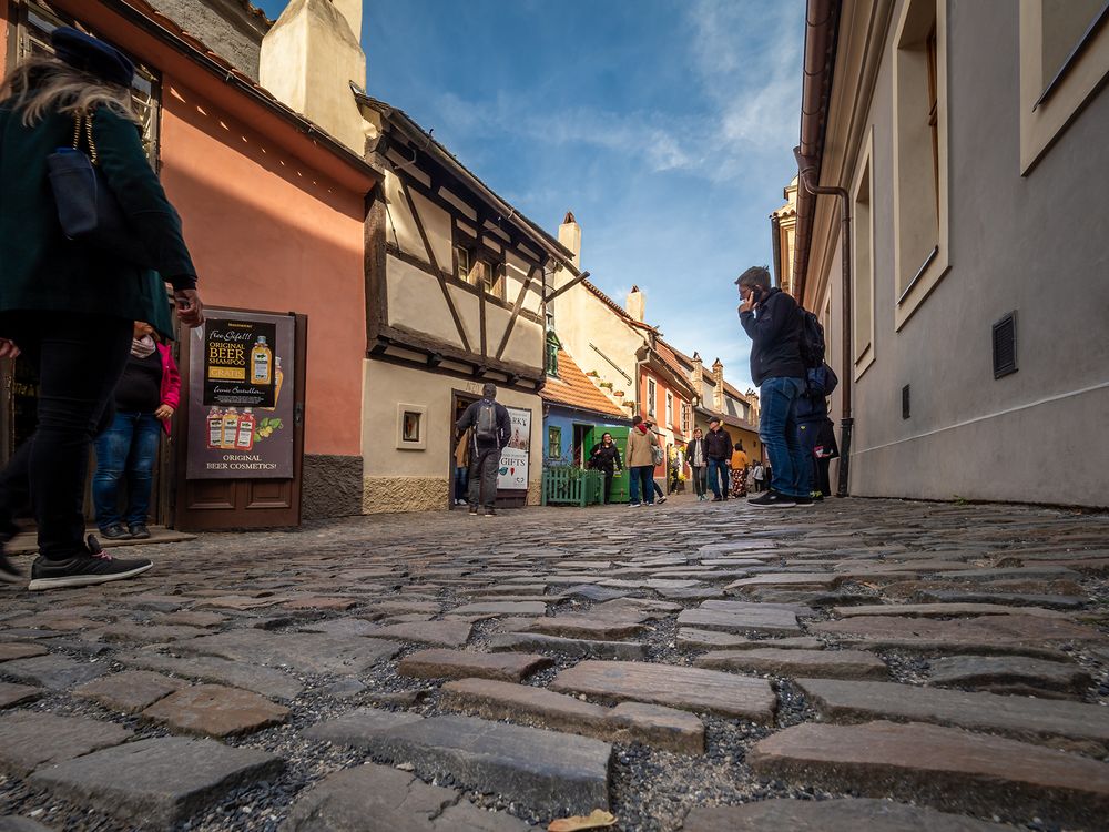 Goldenes Gässchen auf der Prager Burg