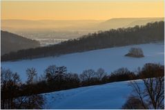 Goldenes Licht im Wesertal - mal "von außen betrachtet"... 