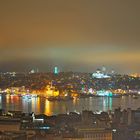 Goldenes Licht über dem Goldenen Horn (Panorama nach rechts schieben)