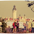 goldenes Oktoberwochenende - Blick vom Fockeberg in Leipzig