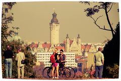 goldenes Oktoberwochenende - Blick vom Fockeberg in Leipzig